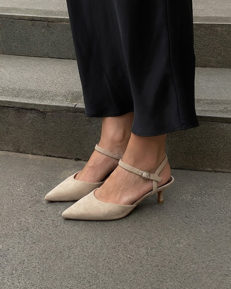 Lynn Beige Heels