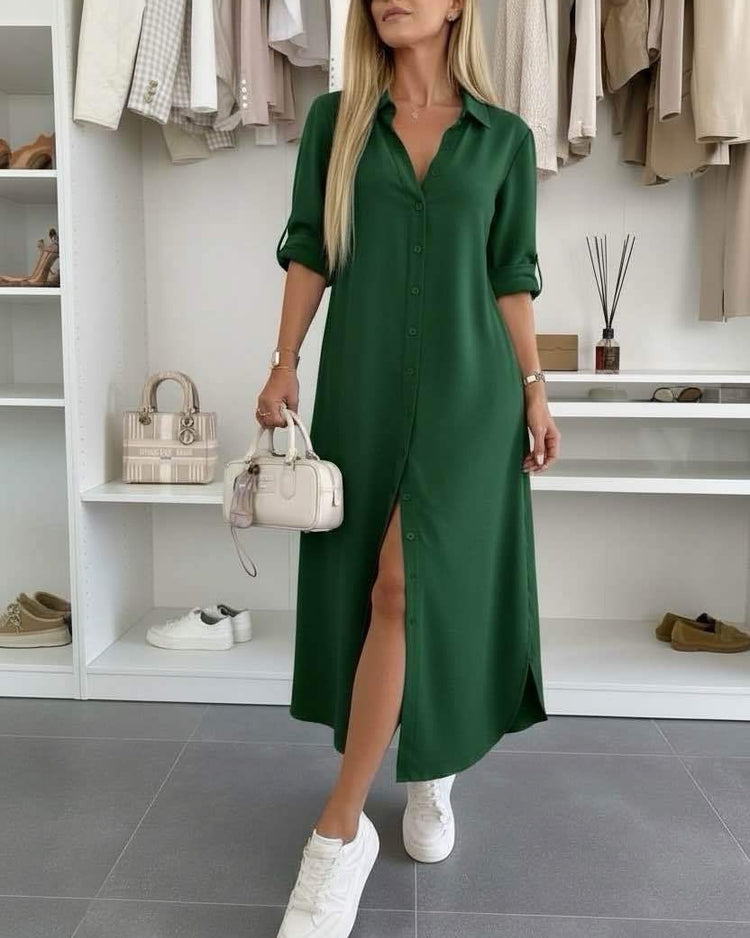 Oversized Shirt Dress