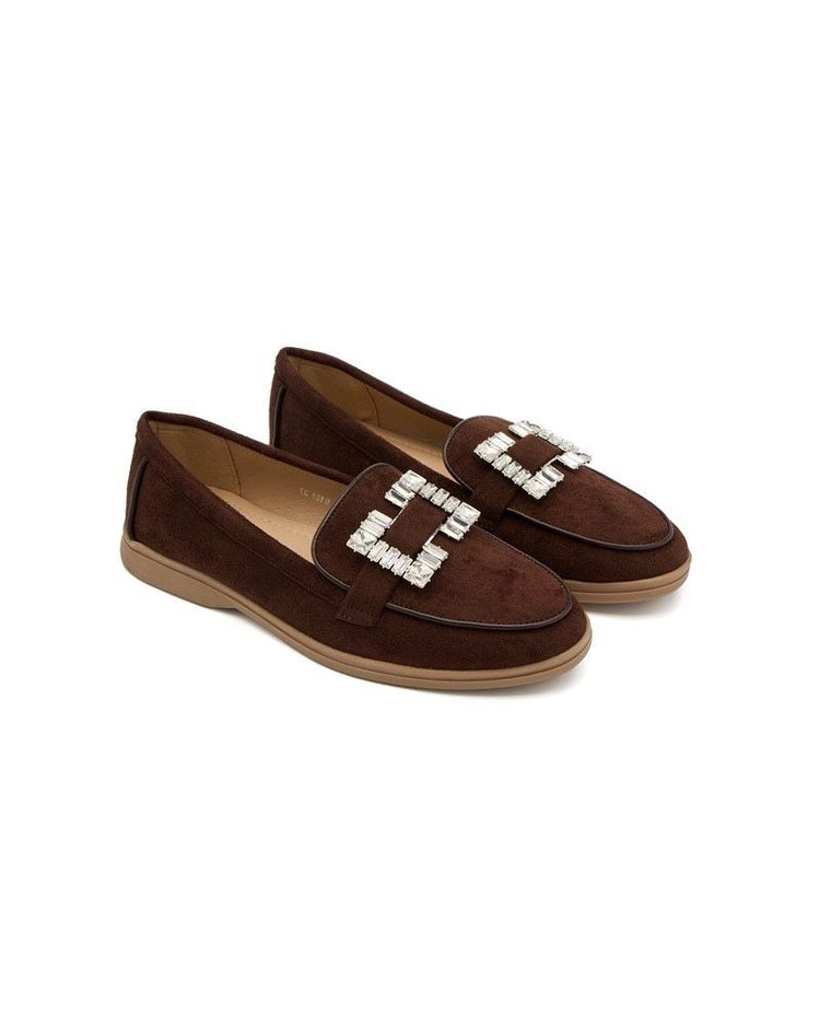 Square Brown Loafer