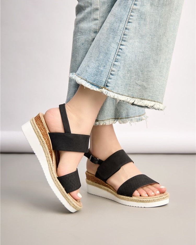 Valencia Black Wedge
