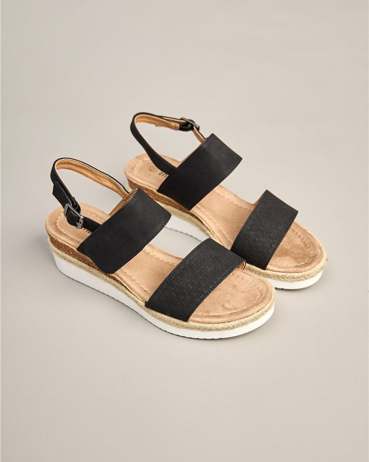 Valencia Black Wedge