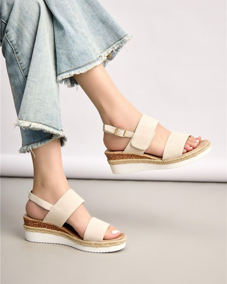 Valencia Beige Wedge