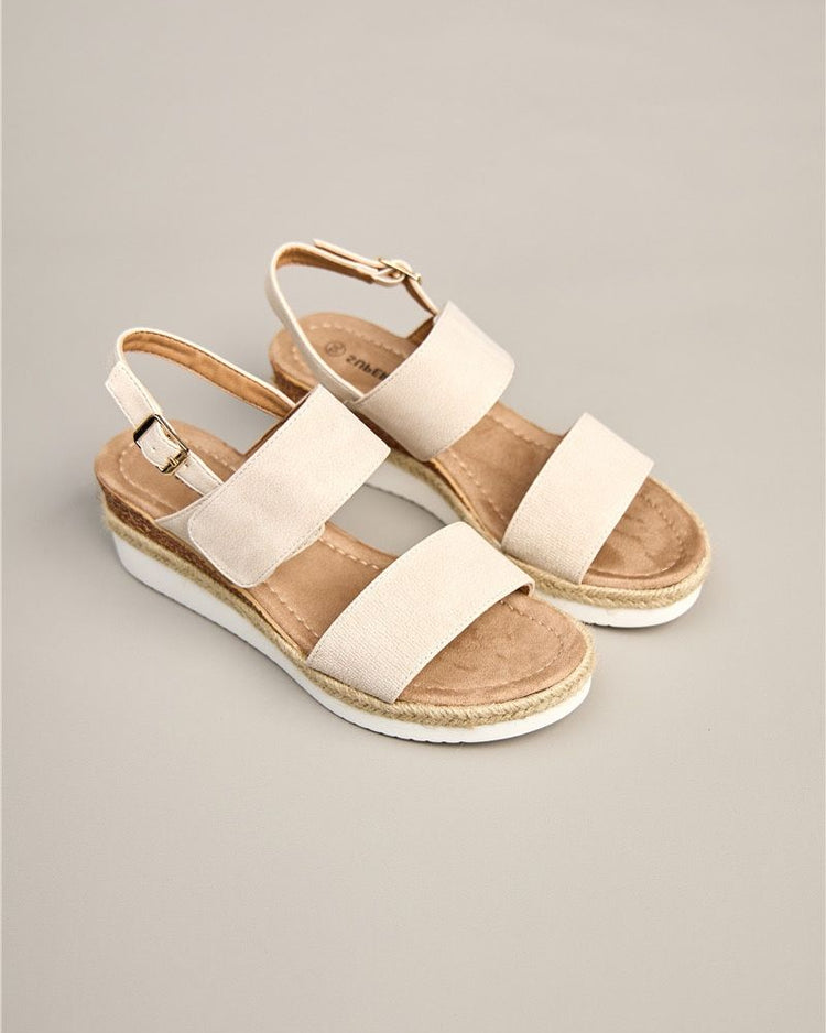 Valencia Beige Wedge