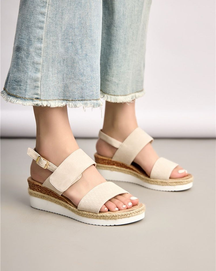 Valencia Beige Wedge