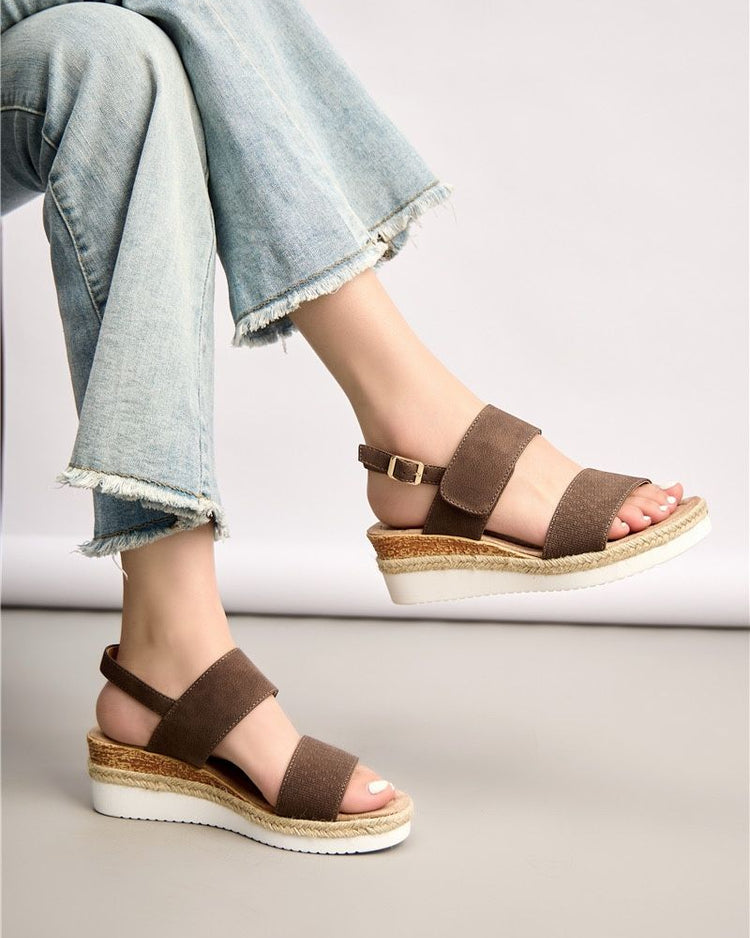 Valencia Brown Wedge