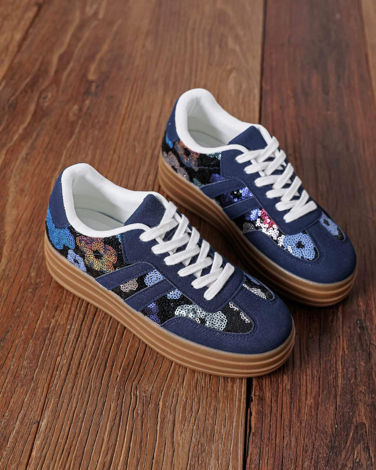 Paula Navy Sneaker