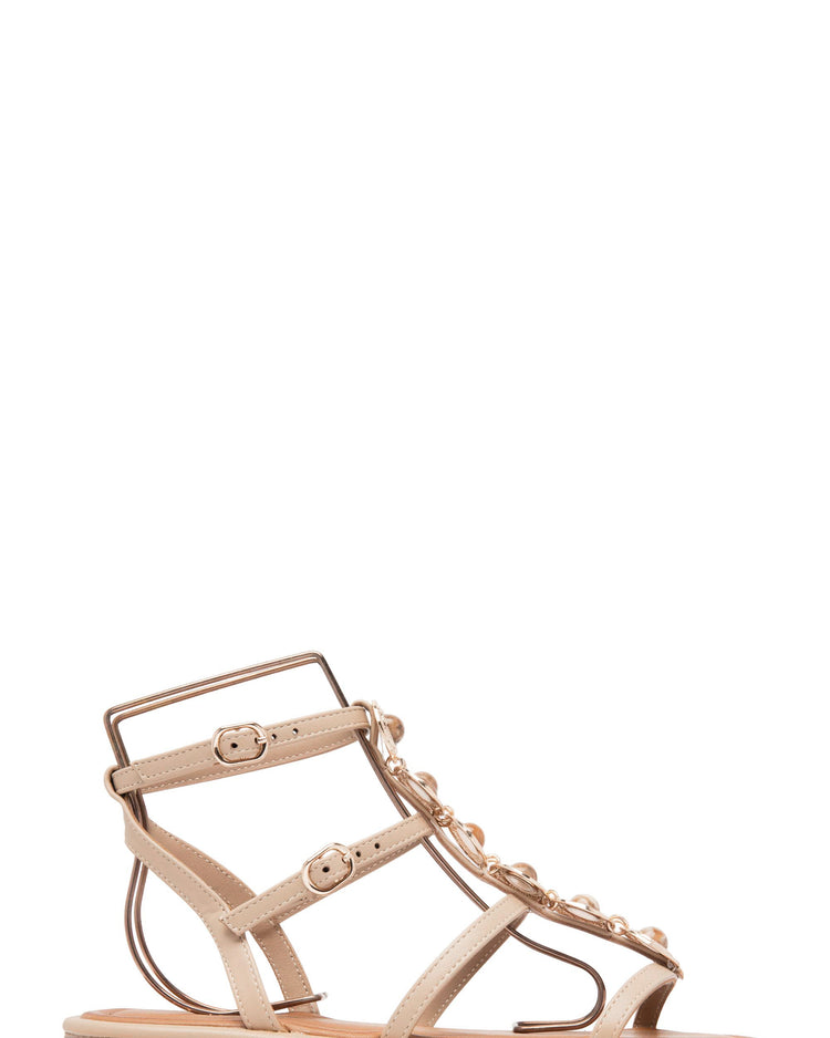 Victorine Taupe Sandal