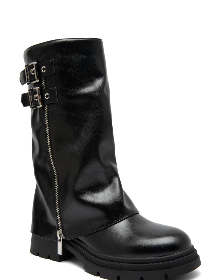 Cover Shiny Zip Boots