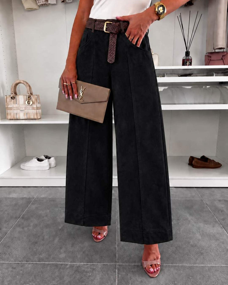 Balloon Suedine Pants