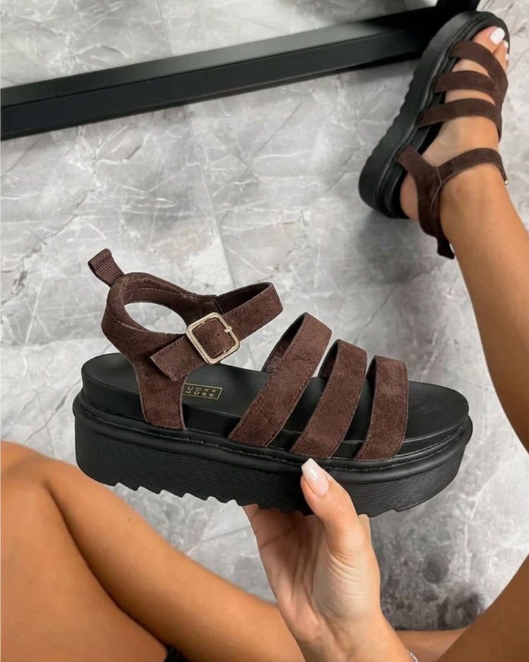 Macy Brown Sandal