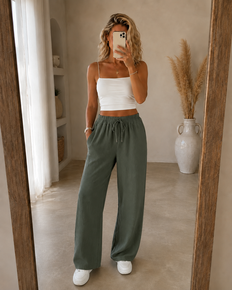 Cotton Relax Pants