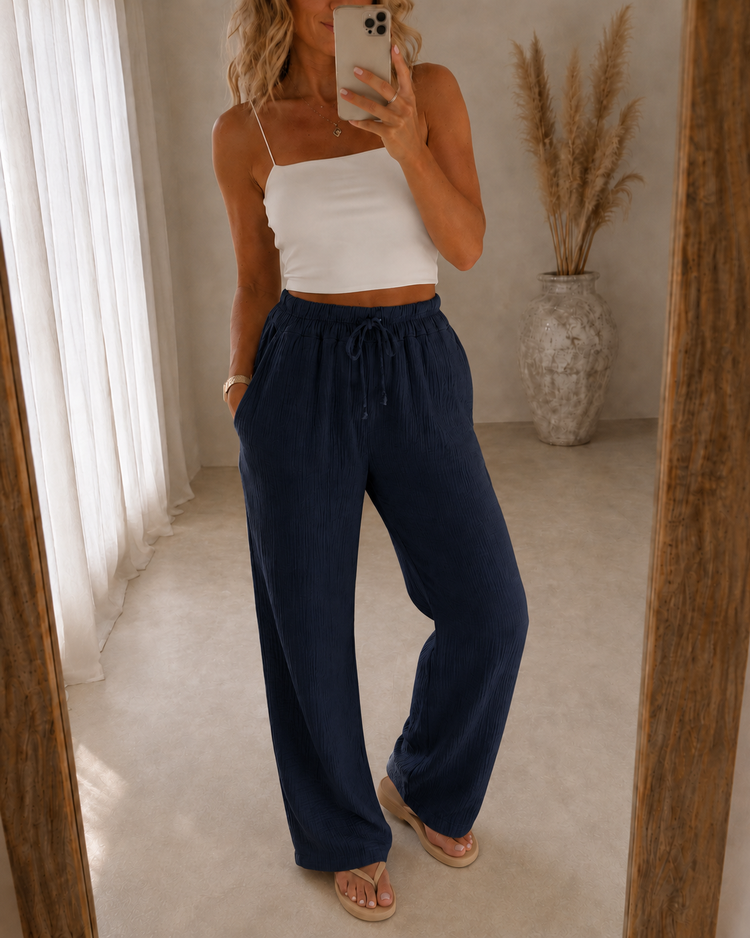 Cotton Relax Pants
