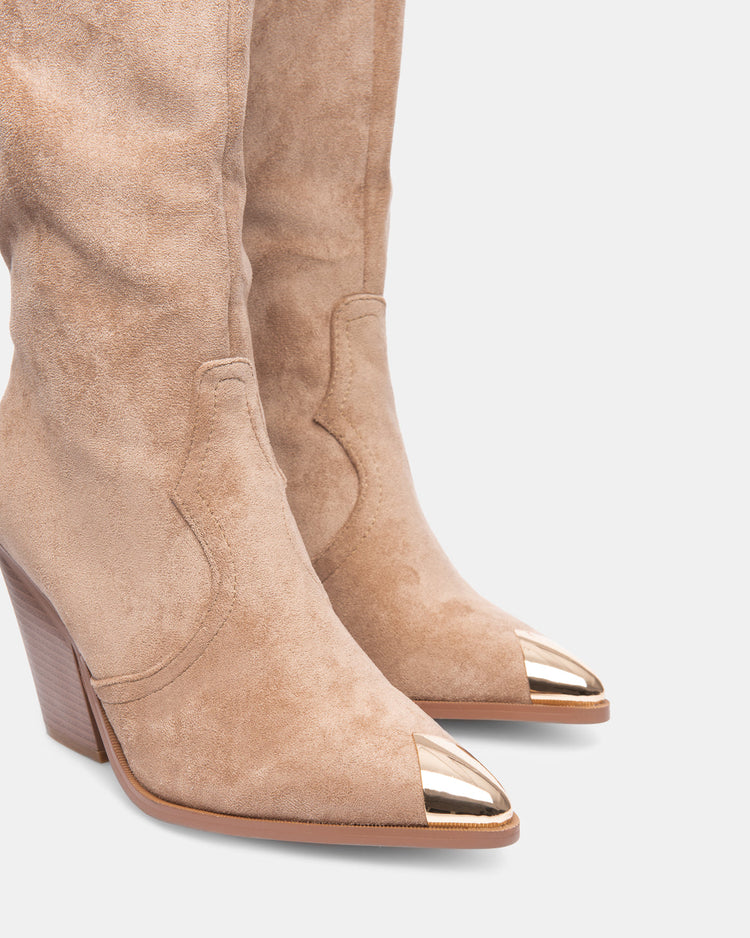 Roxy Suedine Khaki Boots
