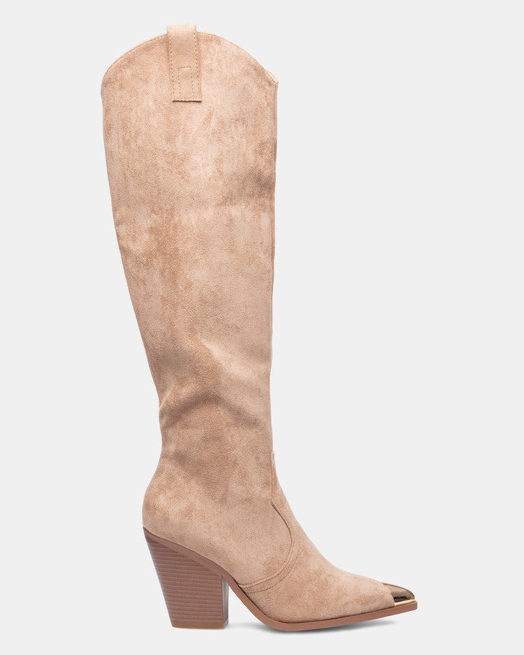 Roxy Suedine Khaki Boots