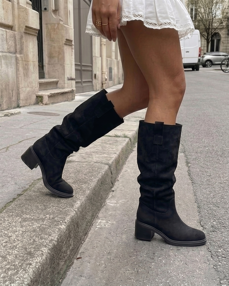 Saar High Black Boots