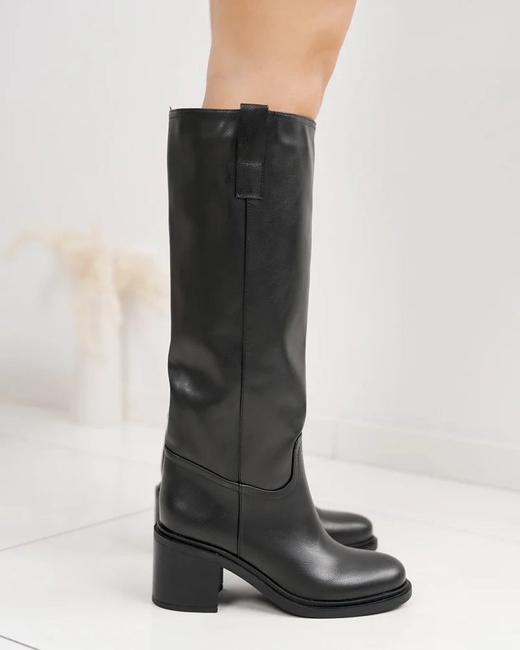 Samira High Black Boots