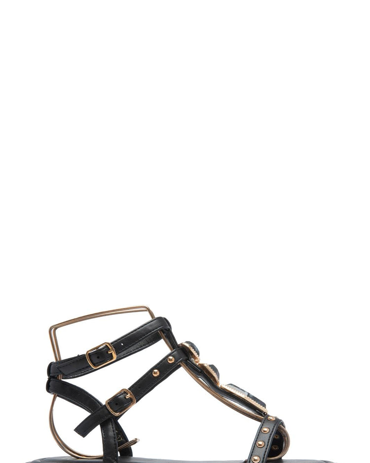 Jade Black Sandal