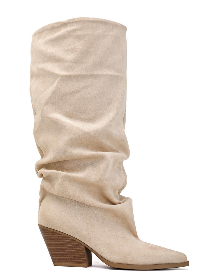 Drop-off High Boots - Beige – image 2