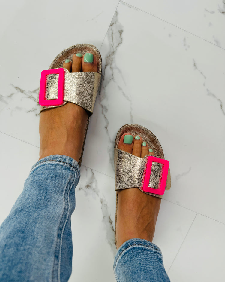 Clasp Gold Slides