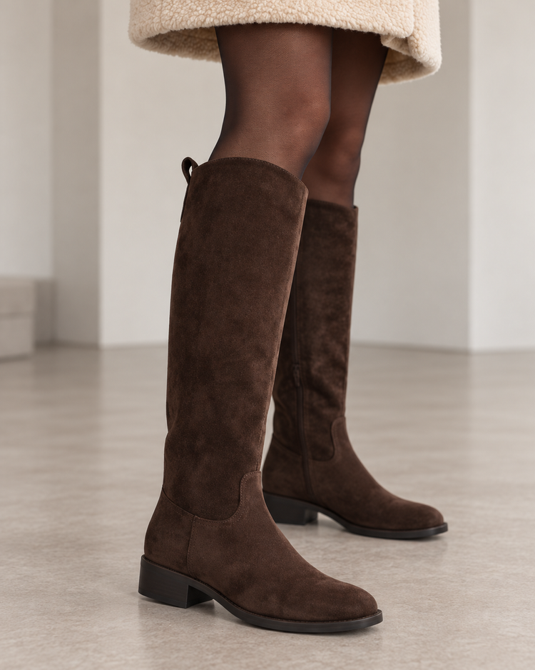 Dorine High Boots - Brown – Brown – foto 2