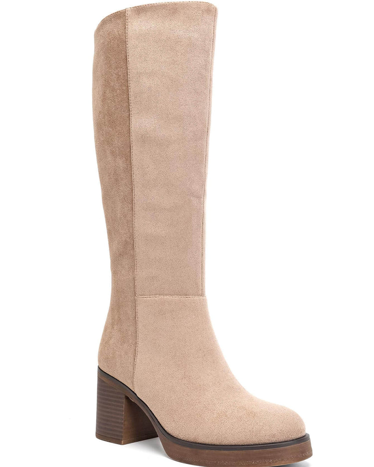 Maud High Boots Taupe women's boot front