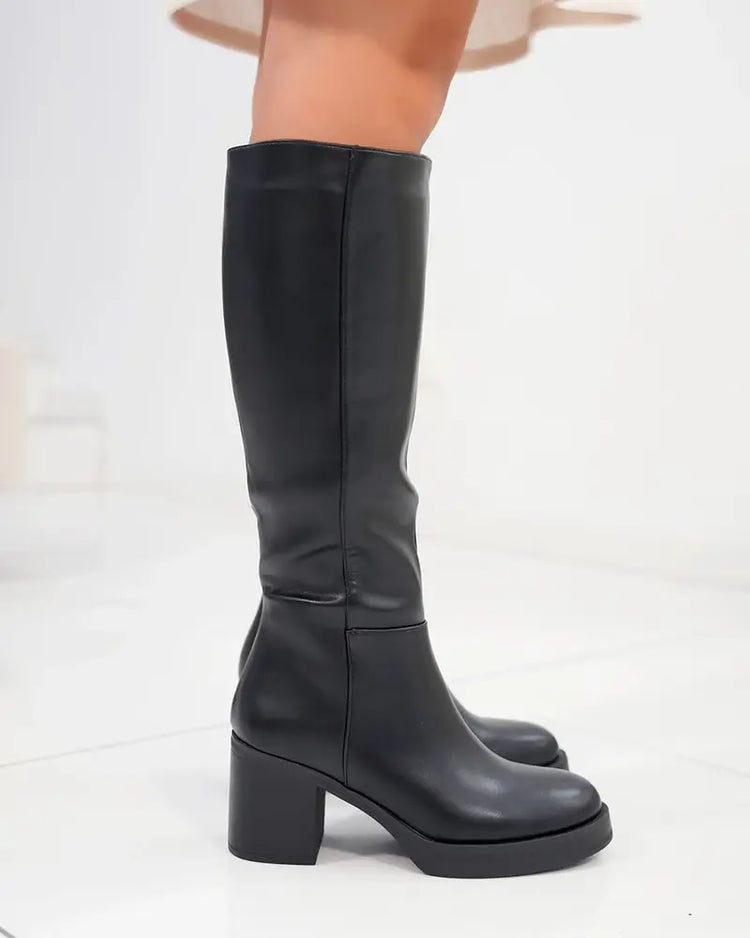 Maud PU High Boots in black - photo 2