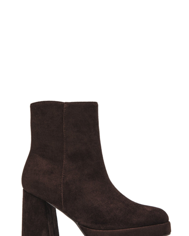 Rina Heel Boot brown side view white background