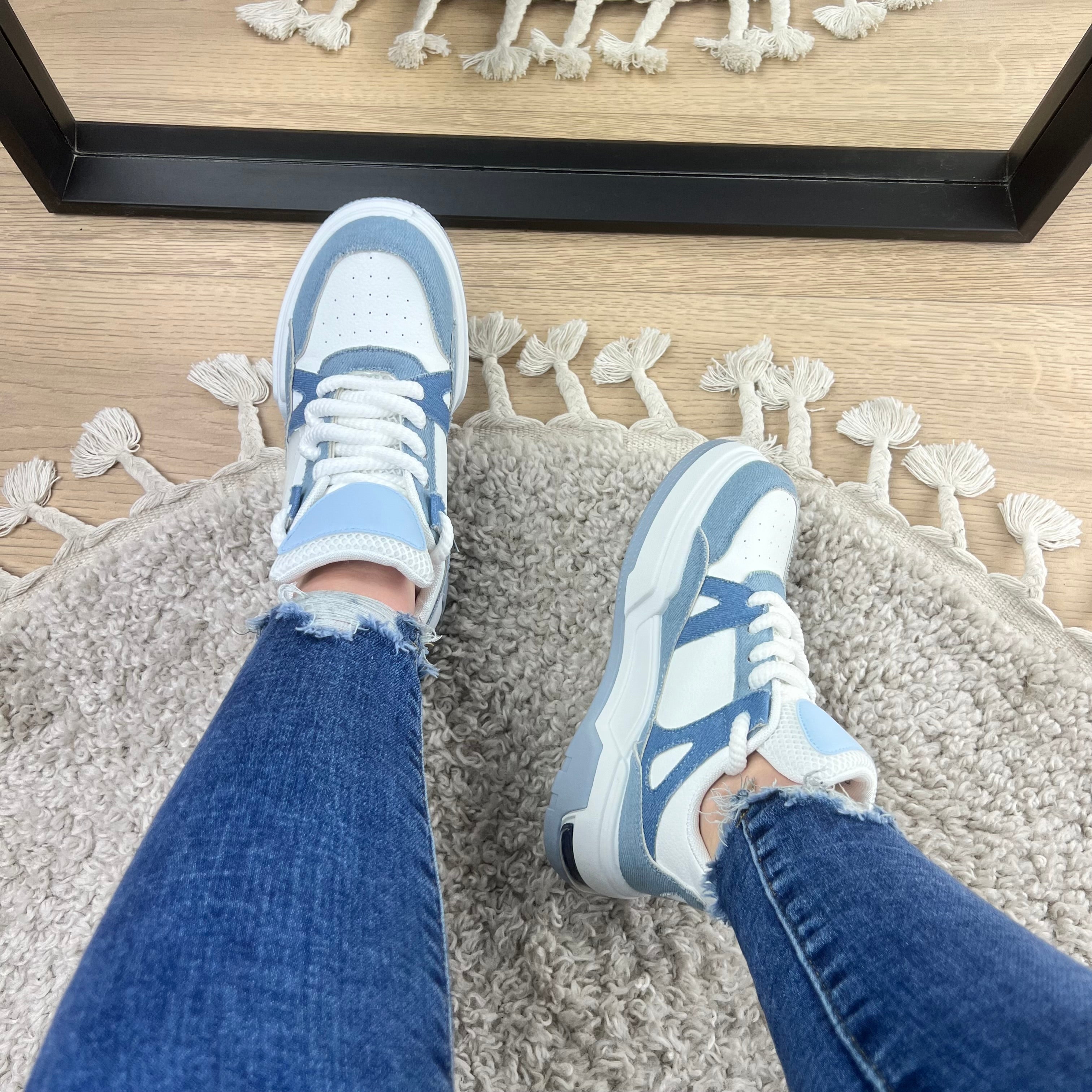 Usha Blue Sneaker