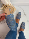 Slip-on bleu soleil