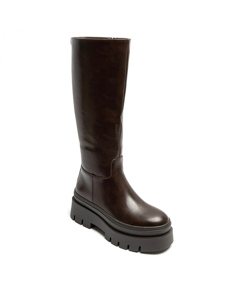 Iria Brown High Boots