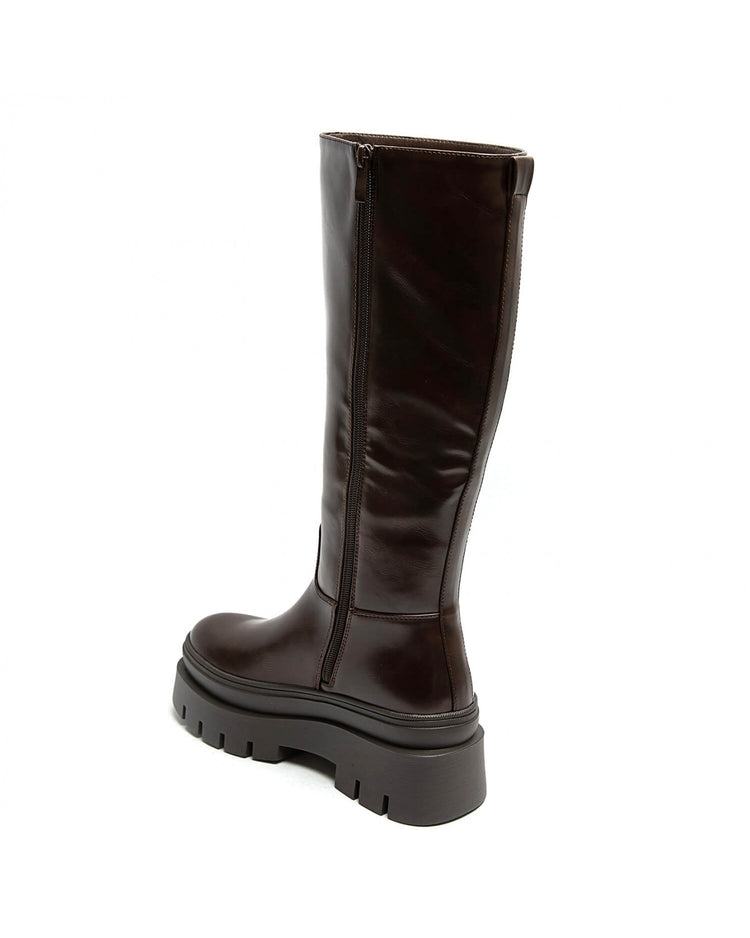 Iria Brown High Boots