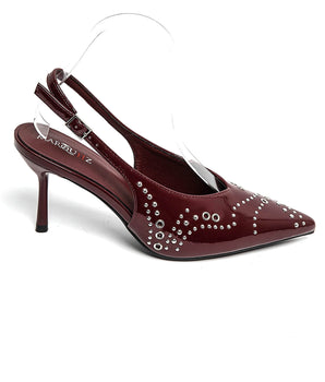 Mykonos Burgundy Heels
