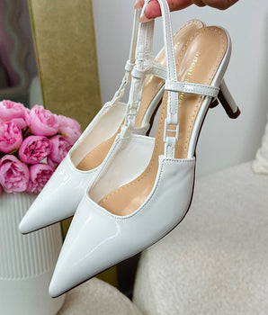 Going-Out White Heels
