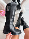 Bottes hautes noires Odessa