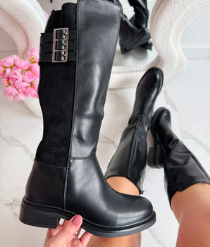 Odessa Black High Boots