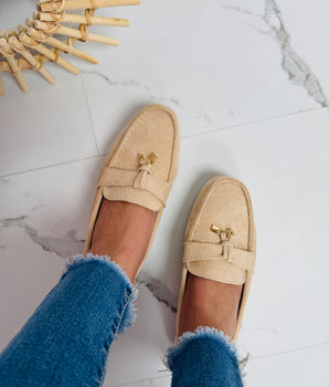 Gaby Beige Loafer