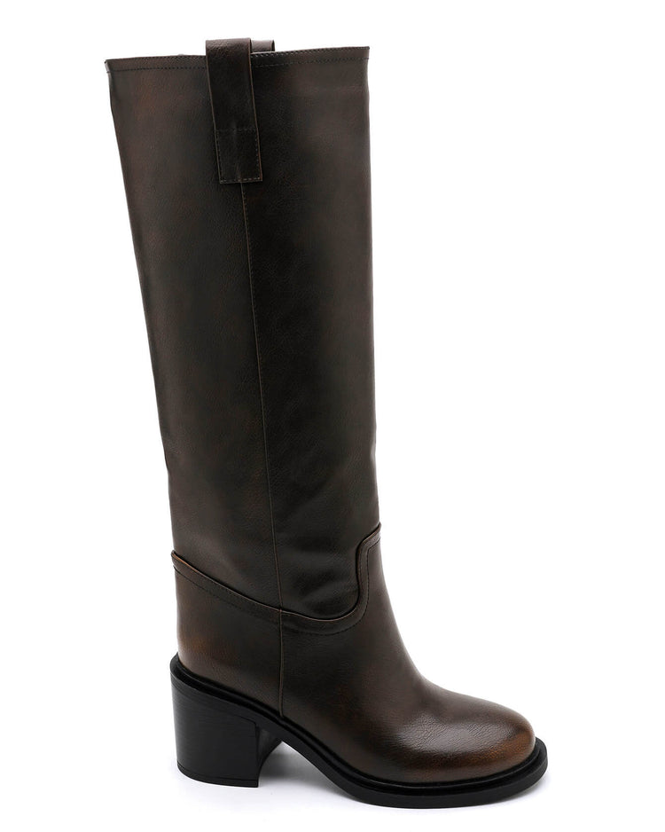Samira High Brown Boots