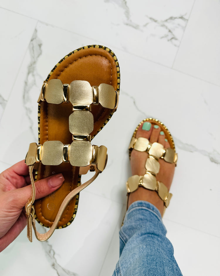 289 Gold Sandaal