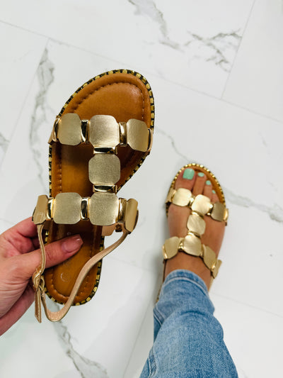 289 Gold Sandaal