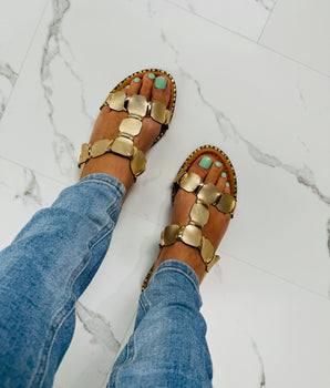 289 Gold Sandaal