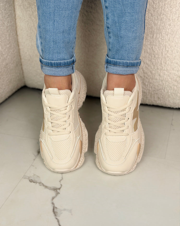 Cloud Chunky Beige Sneaker