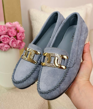 Kristel Blue Loafer
