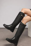 Bottes hautes noires Alice