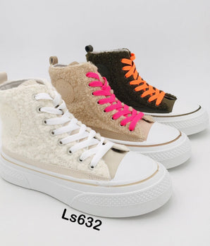 Smiley Khaki Sneaker