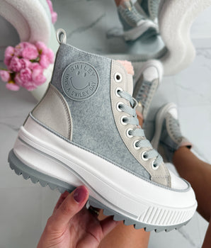 Emoji Grey Sneaker