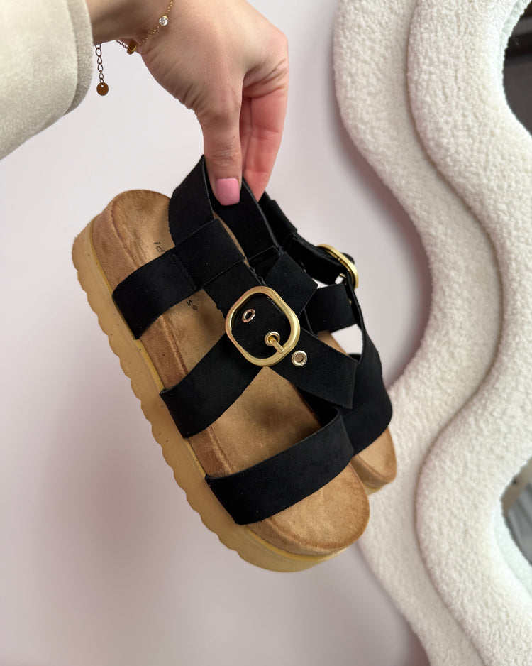 Comfort Black Sandal