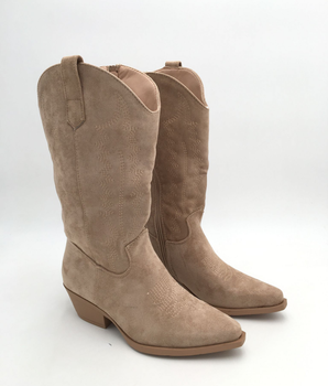 Everyday Western Khaki Boots