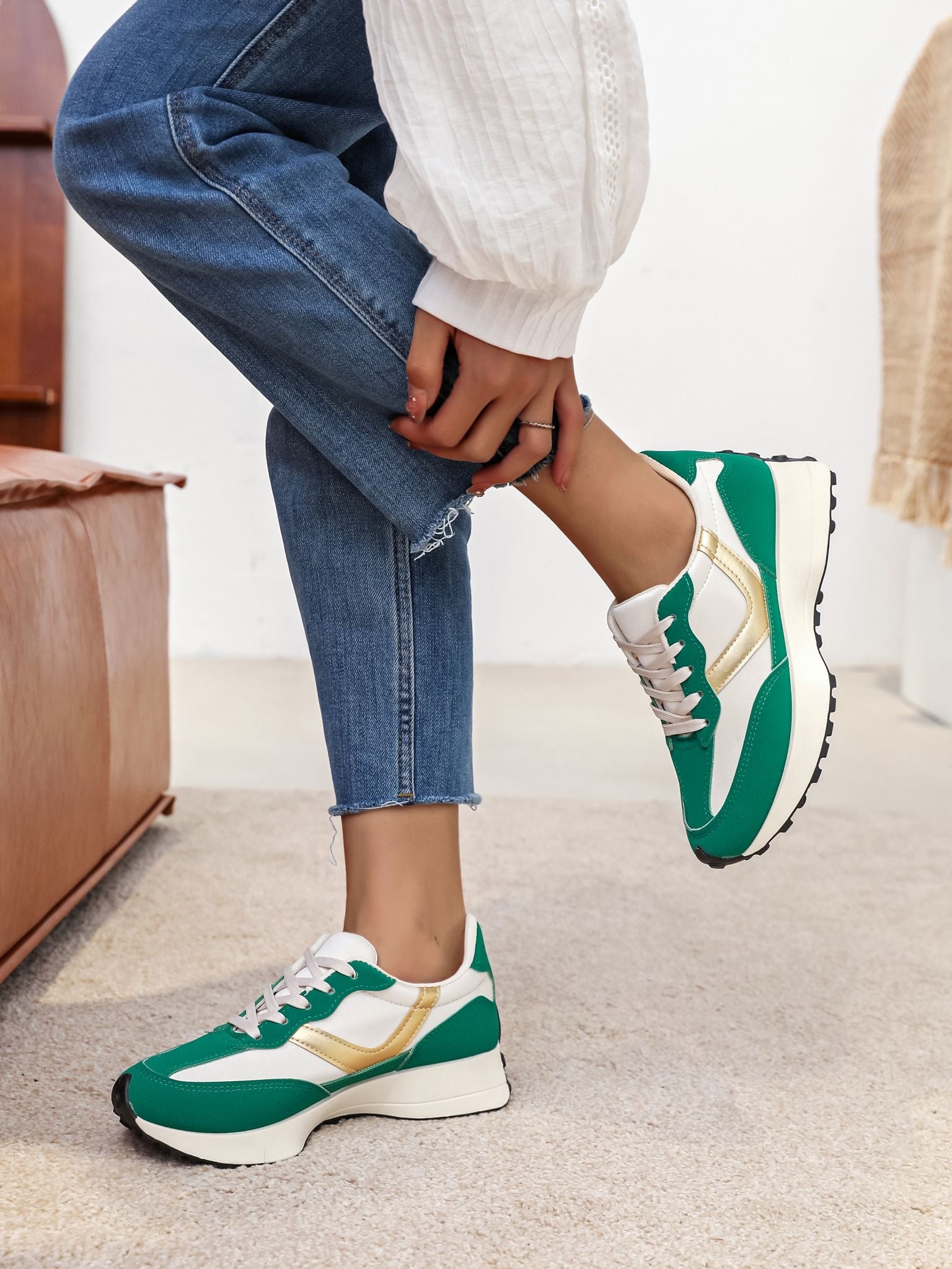 Sharona Green Sneaker
