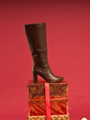 Bottes hautes marron Naomi