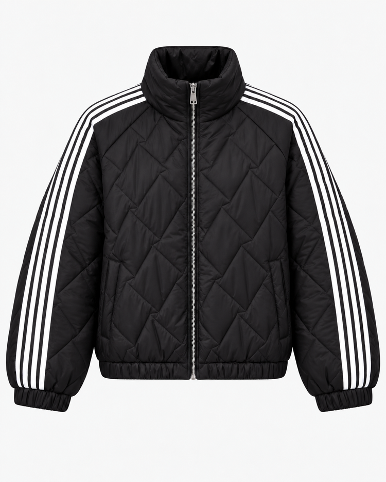 4 Stripe Cropped Jacket